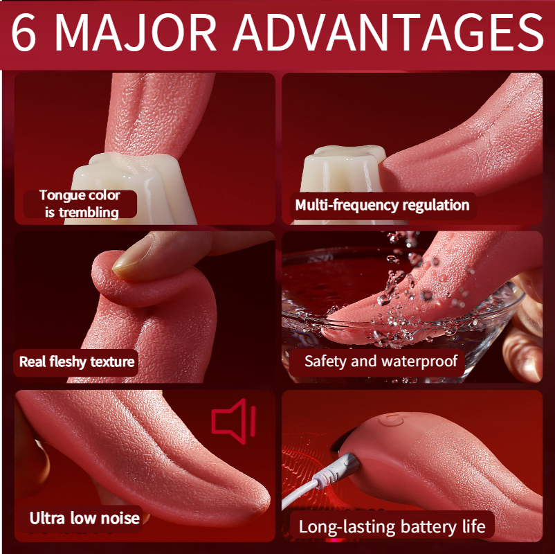 Fantasy Magic Tongue Massage Vibrator